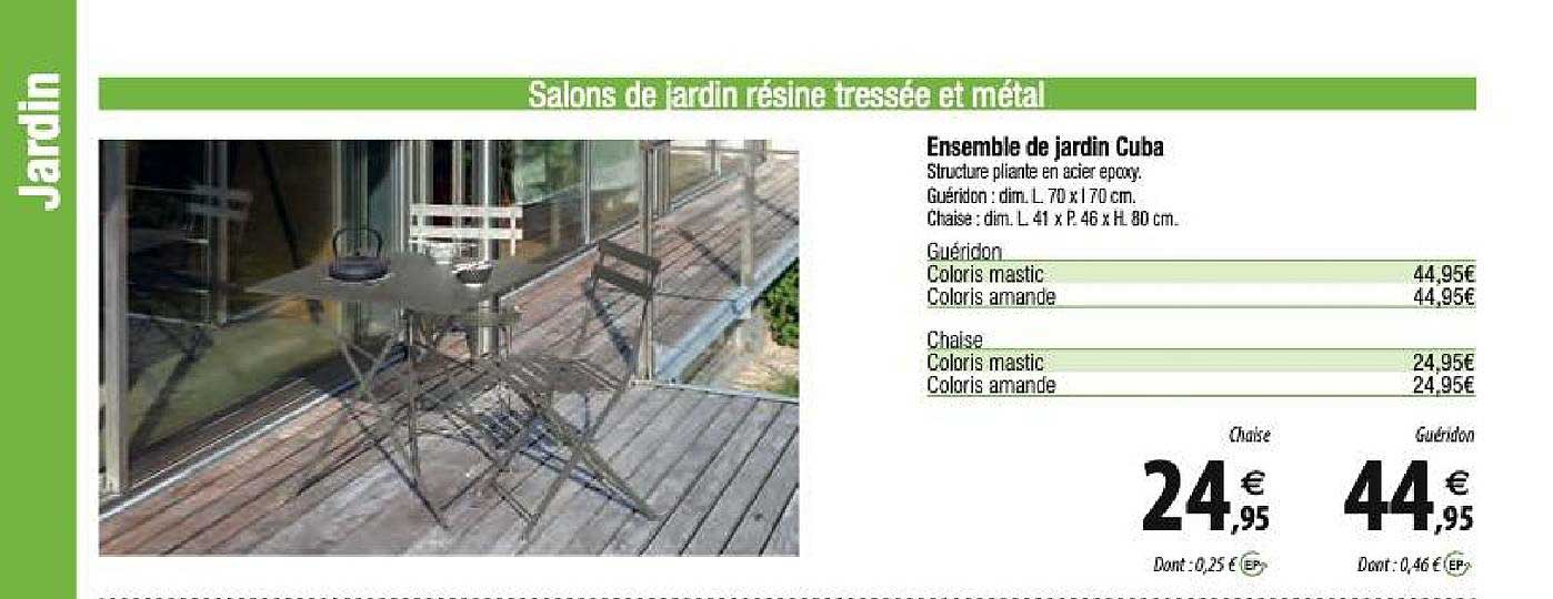 Ensemble De Jardin Cuba