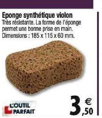 éponge synthétique violon
