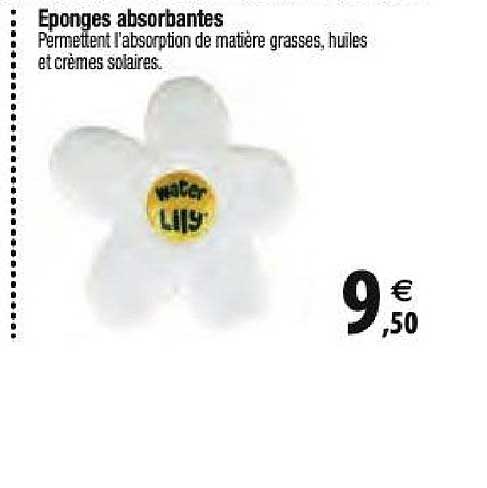 éponges absorbantes