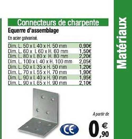 equerre d'assemblage