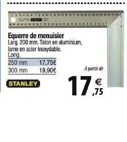 equerre de menuisier