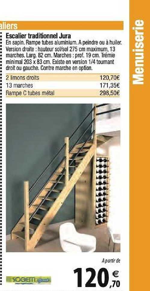 Escalier Traditionnel Jura