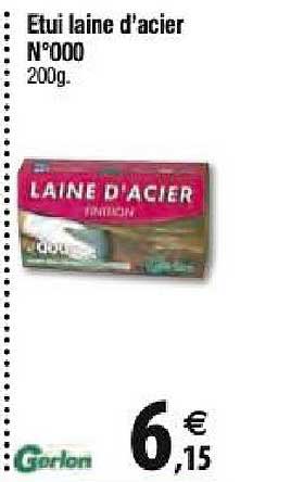 étui laine d'acier n°000