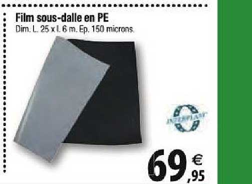 film sous dalle en pe