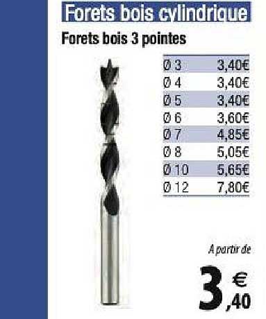 forets bois 3 pointes