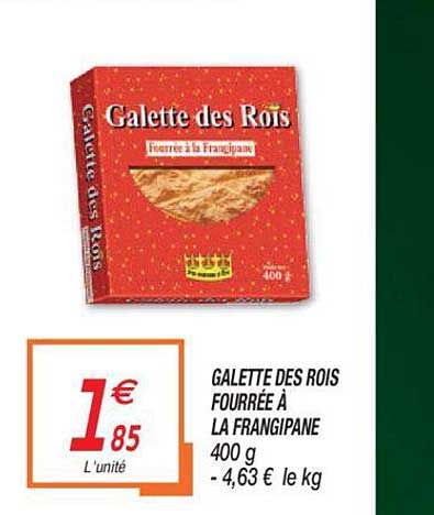 galette des rois fourrée à la frangipane