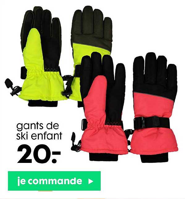 gants de ski enfant