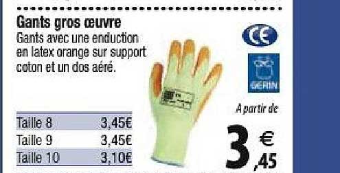 gants gros oeuvre