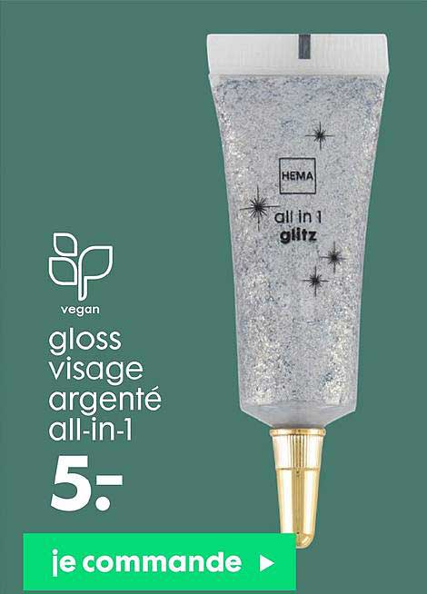 gloss visage argenté all-in-1