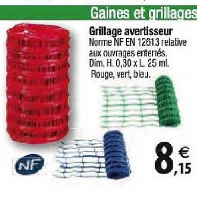 grillage avertisseur