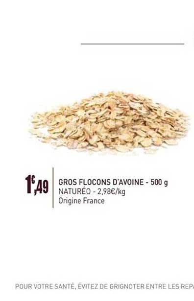 gros flocons d'avoine