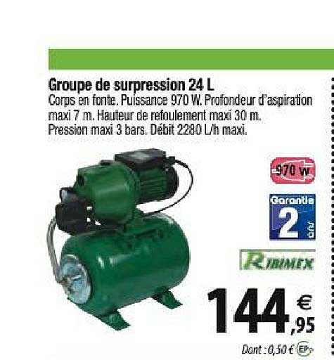 groupe de surpression 24 l