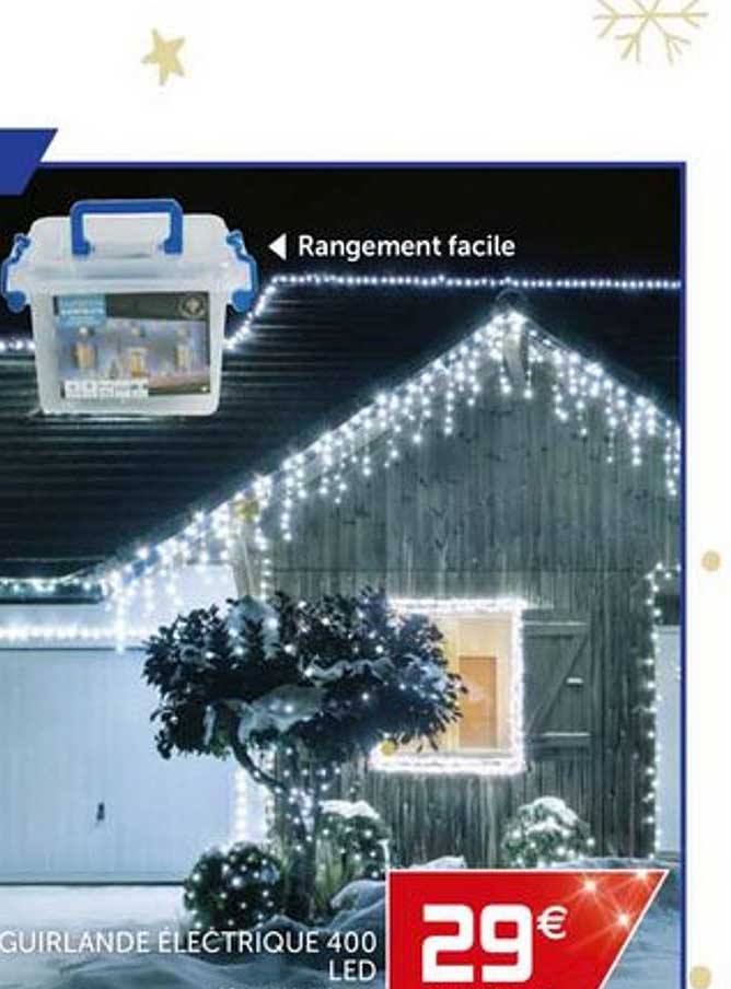 Guirlande électrique 400 Led