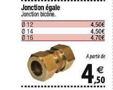 jonction égale