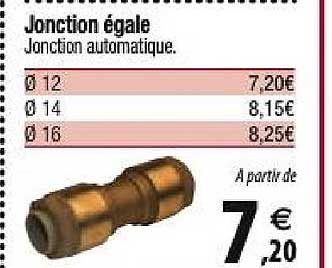 jonction égale
