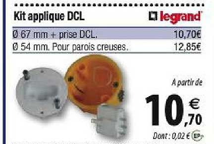 kit applique dcl legrand