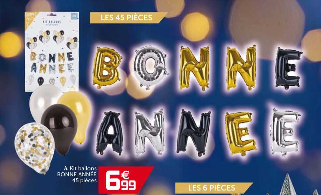 Kit Ballons Bonne Année