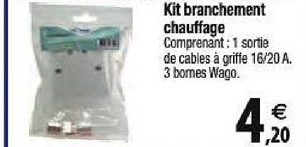 kit branchement chauffage