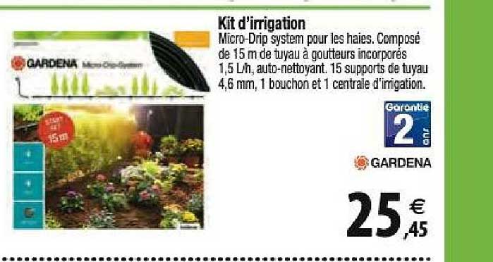 kit d'irrigation gardena