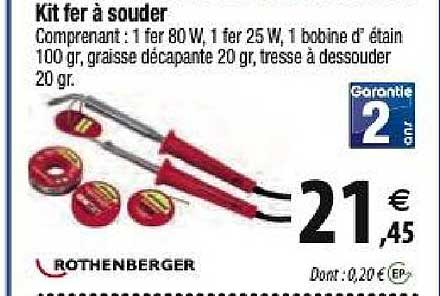 kit fer à souder