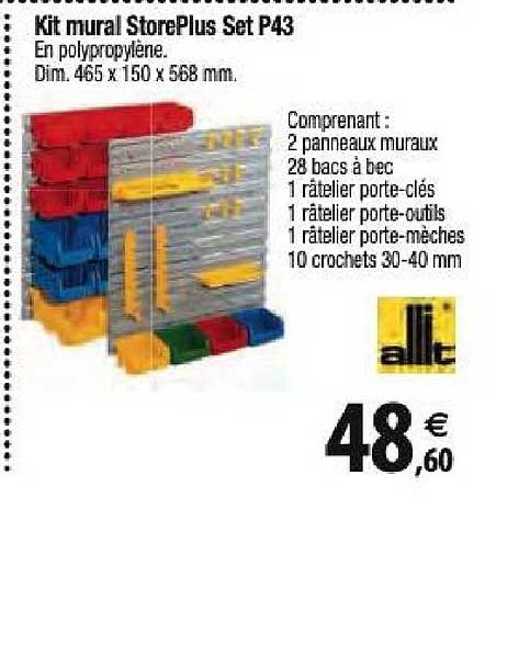 Kit Mural Storeplus Set P43 Allit