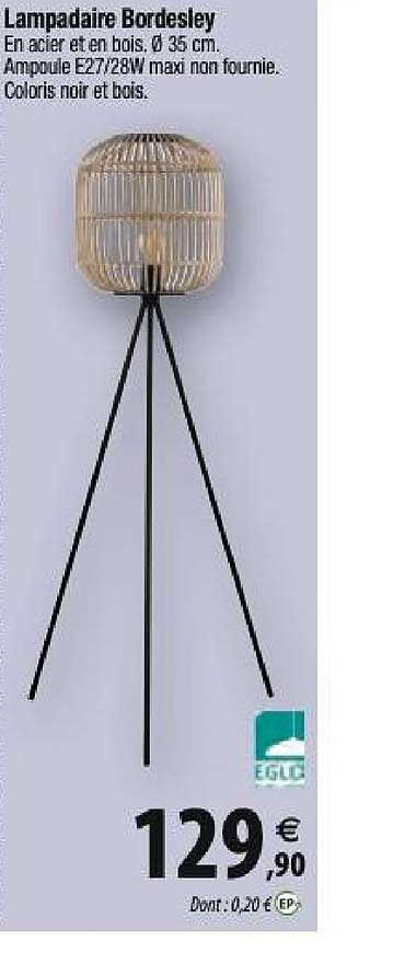 Lampadaire Bordesley Eglo