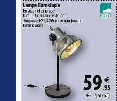 lampe barnstaple eglo