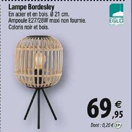 lampe bordesley eglo