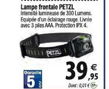 lampe frontale petzl