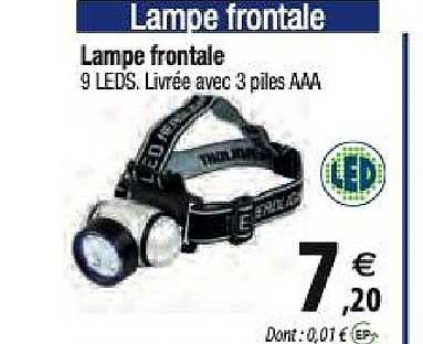lampe frontale