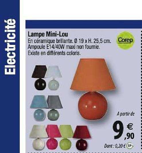 lampe mini lou corep