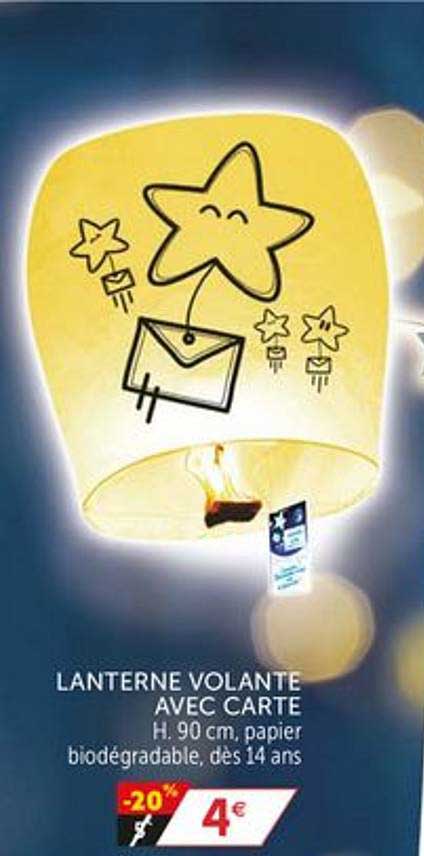 lanterne volante avec carte