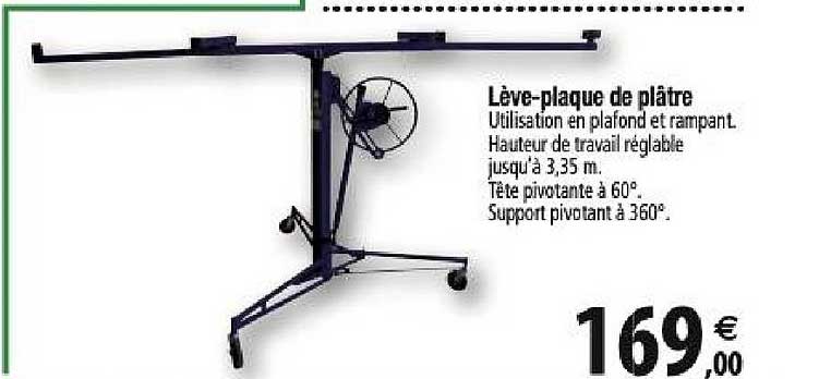 lève plaque de plâtre