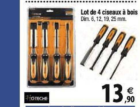 Lot De 1 Ciseaux à Bois