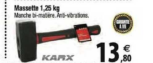 massette 1,25 kg karx