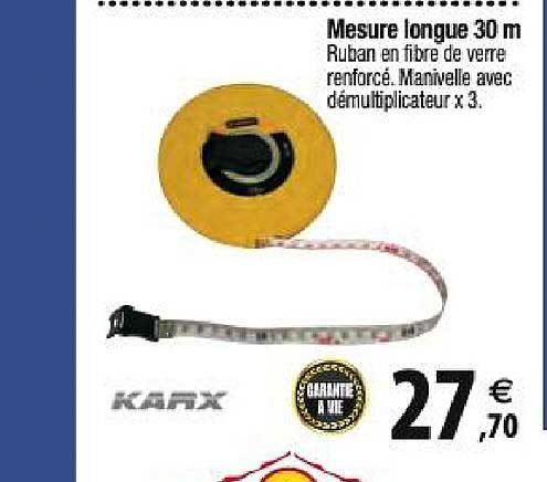 mesure longue 30m