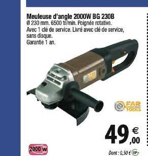 Meuleuse D'angle 2000w Bg 230b