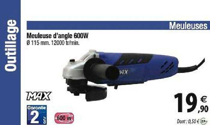 meuleuse d'angle 600w