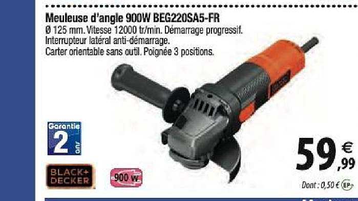 Meuleuse D'angle 900w Beg220sa5 Fr