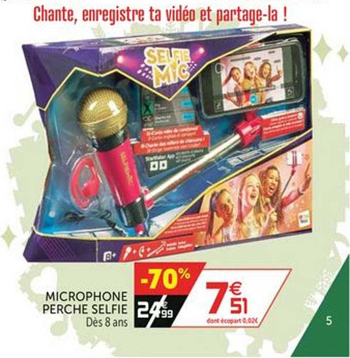 microphone perche selfie