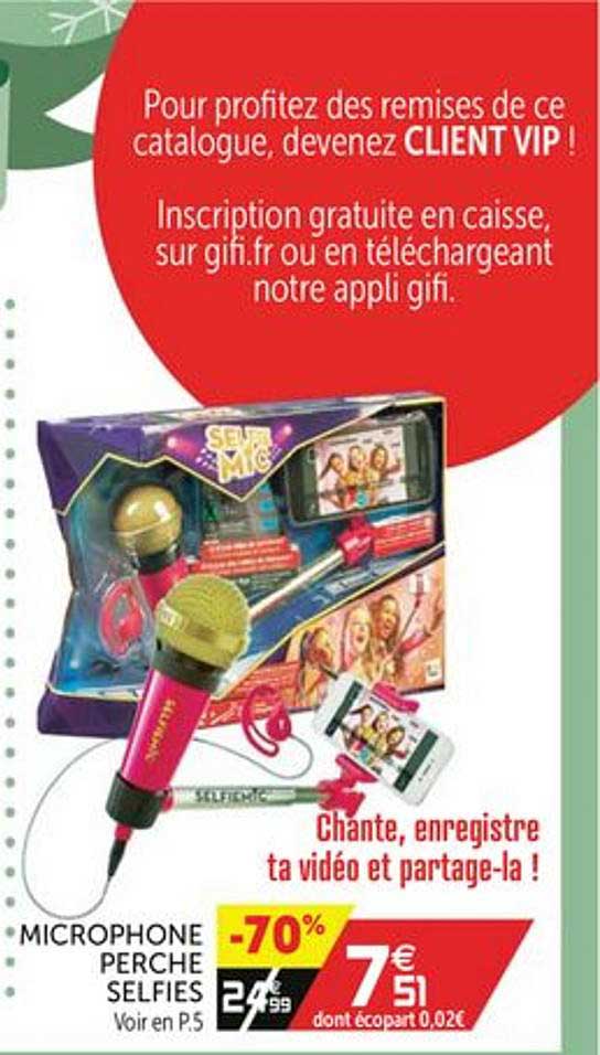 microphone perche selfies