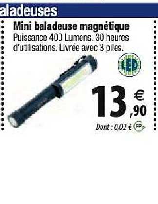 Mini Baladeuse Magnétique