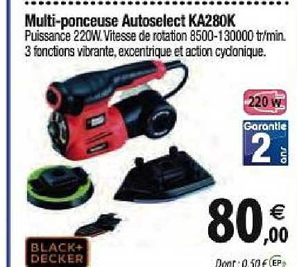 multi ponceuse autoselect ka280k