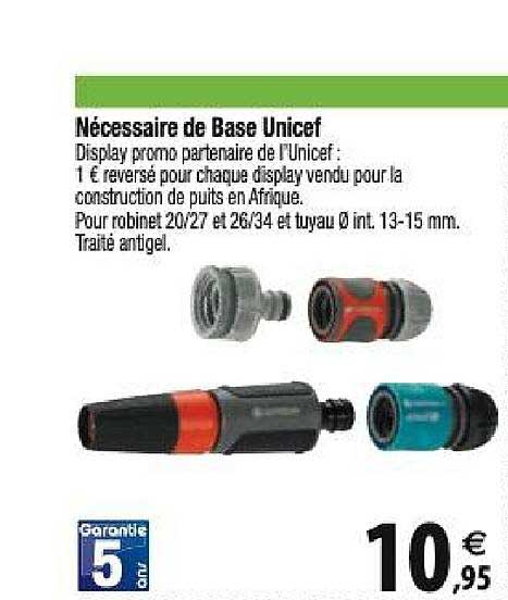 nécessaire de base unicef