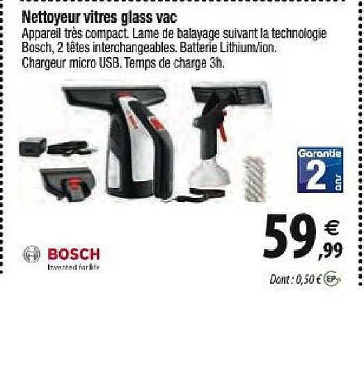 nettoyeur vitres glass vac