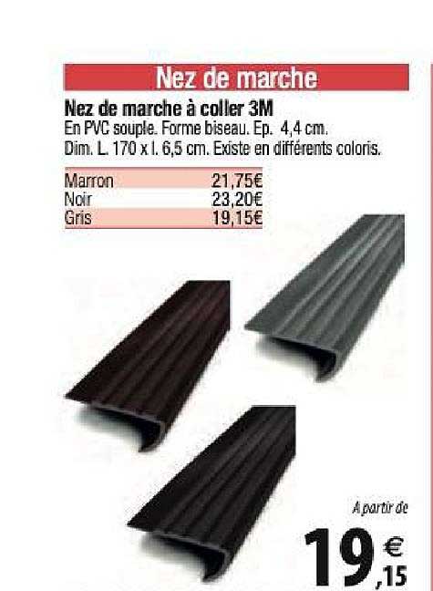 nez de marche à coller 3m
