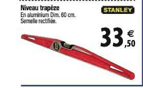 niveau trapèze stanley