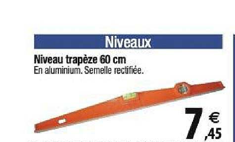 niveau trapèze 60 cm