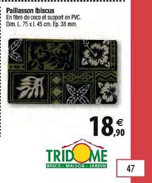 Paillasson Ibiscus