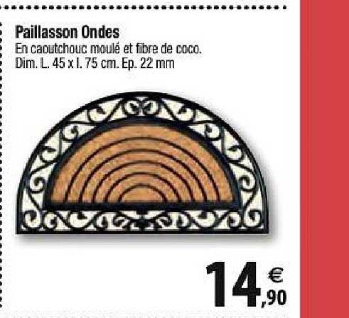 paillasson ondes